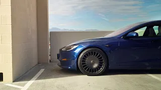 I Drive A Tesla Model S Plaid w/ The New Aero Wheels