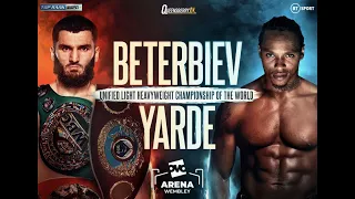 Artur Beterbiev vs Anthony Yarde, este 28 de Enero en Londres, UK