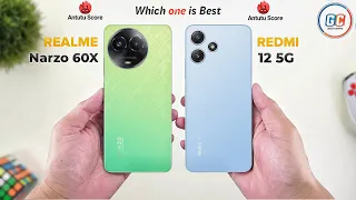 Realme Narzo 60x Vs Redmi 12 | Full Comparison ⚡ Which one is Best?