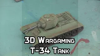 Painting a 3D Printed T-34 Tank - The Epic Hobby