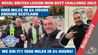 We did it!! | The Royal British Legion 1000 Mile Iron Butt Challenge 2023