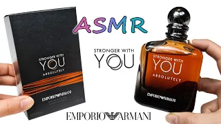 DEEP BREATH relaxing ANTI STRESS ASMR SOUNDS UNBOXING perfumes stronger with YOU EMPERIO ARMANI