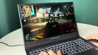 Геймплей CyberPunk 2077 на Thunderobot 911S Core D