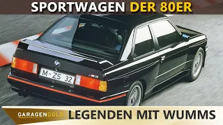 Sportwagen der 80er - 7 Garagengold-Legenden mit Wumms