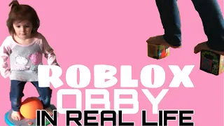 ROBLOX OBBY IN REAL LIFE | PRETEND PLAY