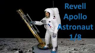 The Revell Apollo Astronaut on the moon