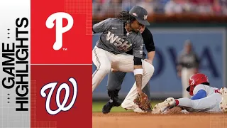 Phillies vs. Nationals Game Highlights (8/18/23) | MLB Highlights