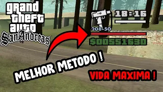 COMO AUMENTAR/MELHORAR A SUA BARRA DE VIDA NO GTA SAN ANDREAS O MÉTODO MAIS RÁPIDO E FÁCIL SEM CHEAT