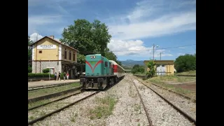 Excursion Train with G.E. A-223 in Bralos Rail Pass (from my archive, June 2016)