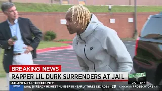 Rapper Lil Durk surrenders at Fulton County Jail