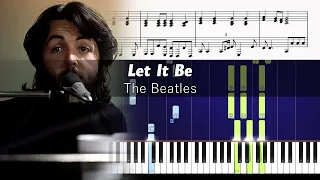 How to play the piano part of Let It Be by Beatles (with sheets)