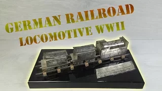 Antique German Locomotive Train Model - Marzkampfe 1921 VEB Leuna-Werke „Walter Ulbricht“ (LWWU)