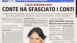 Prime pagine dei giornali di oggi 19 febbraio 2023. Rassegna stampa. Quotidiani nazionali italiani