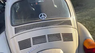 1974 VW super beetle cold start