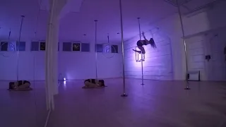 Paint It Black by Ciara - Pole dance duo