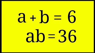 Nice Algebra Math Simplification | Math Olympaid | a=? & b=?
