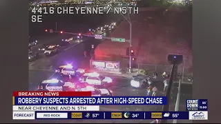 Vehicle chase, crash in North Las Vegas causes road closures