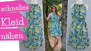 sew a quick summer dress from 1m fabric with NO PATTERN - 2 styles | sewing tutorial | mommymade