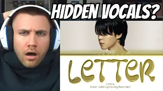 IS THAT JUNGKOOK??? JIMIN Letter Lyrics - REACTION