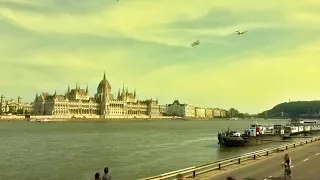 Air Show above the Danube - May 1, Budapest, Hungary