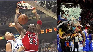 NBA Top 10 "BROKE THE BACKBOARD" Dunks of All Time