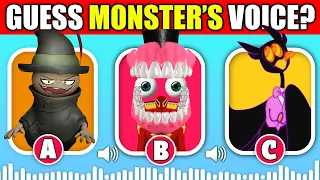 Guess the MONSTER'S VOICE | BILLIE BUST UP, GARTEN OF BANBAN 4 & The Amazing Digital Circus