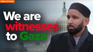 Palestine Khutbah Outside the White House - Dr. Omar Suleiman