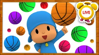 Playing Basketball | CARTOONS and FUNNY VIDEOS for KIDS in ENGLISH | Pocoyo LIVE