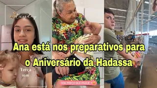 Ana Vitória já está nos preparativos para o aniversário da Hadassa