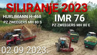 Siliranje Kukuruza 02.09.2023. | Hurlimann H-468 & Pz Zweegers MH 80 S | IMR 76 Pz Zweegers MH 80 E