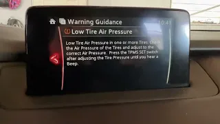 TPMS Reset Mazda CX9 - How to