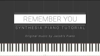 Remember You - Jacob's Piano  Synthesia Piano Tutorial