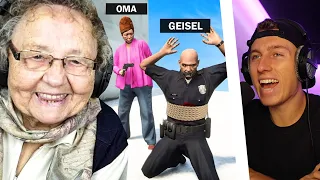 OMA spielt das ERSTE MAL  GTA 5 RP 😂