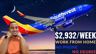 SOUTHWEST WILL PAY YOU $2,932/WEEK | WORK FROM HOME | REMOTE WORK FROM HOME JOBS | ONLINE JOBS