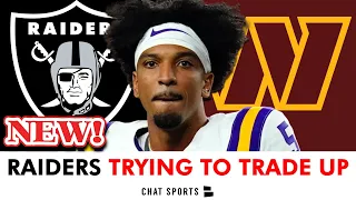 Raiders Rumors Live On Las Vegas Trying To Trade With Commanders For Jayden Daniels Before NFL Draft