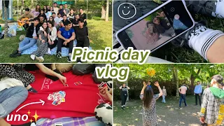 Piknik günü vlog🧃 / məktəbdən uşaqlarla bir gün / katamaran macəraları🕺 | Zarifellaa