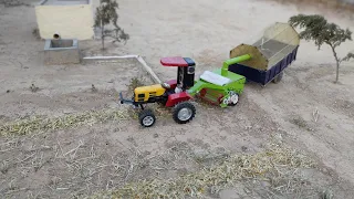 Toy Straw reper machine working in Field || Tudi wali toy machine