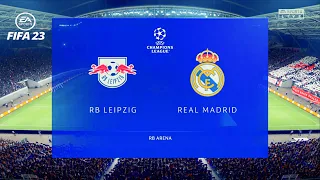 FIFA 23 - RB Leipzig vs Real Madrid | Champions League 22/23 Group Stage Full Match PS4 Gameplay