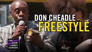 Don Cheadle's 'Avengers' Freestyle Rap