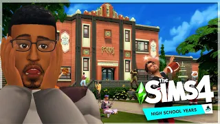 TAKE ME BACK TO HIGH SCHOOL WITH THIS NEW SIMS 4 EXPANSION PACK || TRAILER REACTION (Ft. Face Cam)