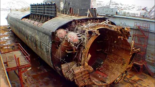 Shipwreck of the submarine Kursk.