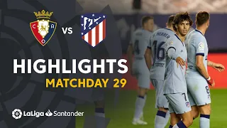 Highlights CA Osasuna vs Atlético de Madrid (0-5)