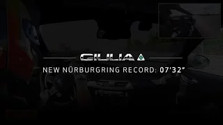Alfa Romeo UK | Giulia Quadrifoglio - Breaks A Track Record Round The Nurburgring