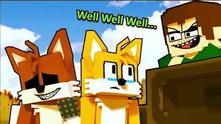 Chasing" FNF VS Tails.EXE But Funny (Minecraft Animation) |in 1:04