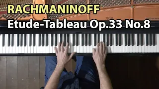 Rachmaninoff Etude-Tableau Op.33 No.8 - P. Barton, FEURICH piano