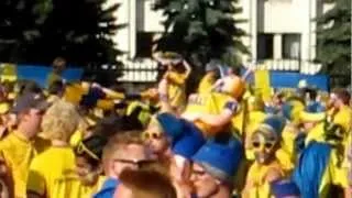 EURO2012 Swedish fans, Kiev