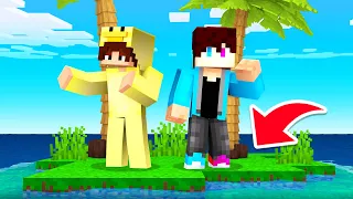 OVERLEVEN Op Een SURVIVAL EILAND Met BESTE VRIEND In MINECRAFT!