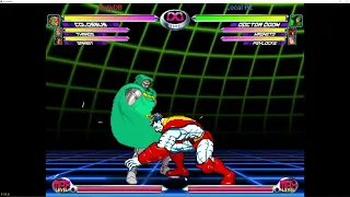 MvC2: Colossus DHC into Thanos Powerball + Tether Combo