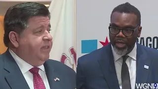 Pritzker, Johnson at odds over Chicago's migrant plan as shelter evictions loom