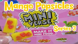 Miniverse Cafe Series 3 Mango Popsicles!!